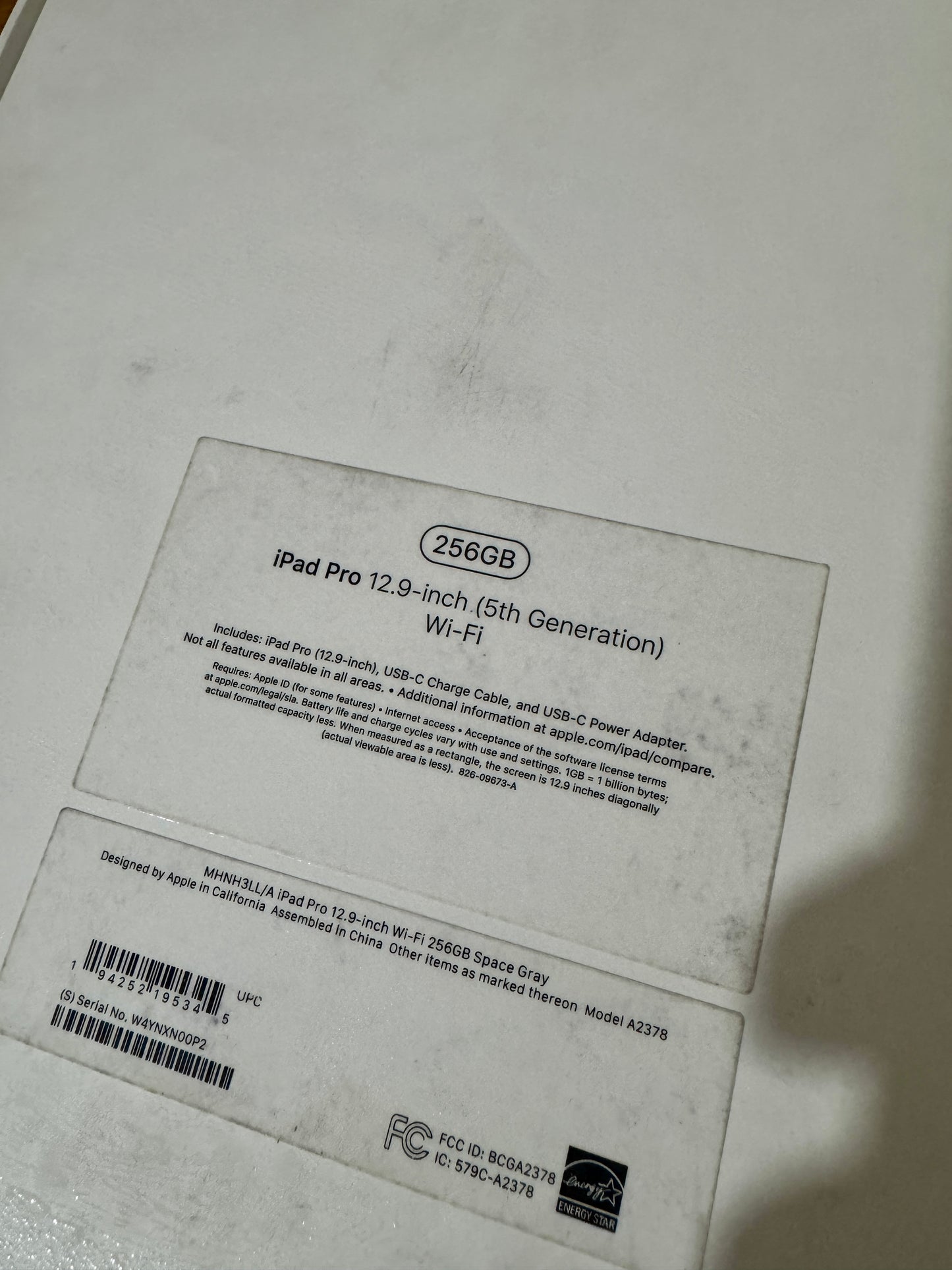 iPad Pro - M1, 256GB, 12.9"
