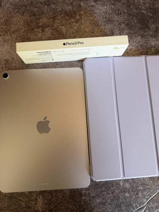iPad Air M3 Purple de 11" + Pencil Pro y Funda