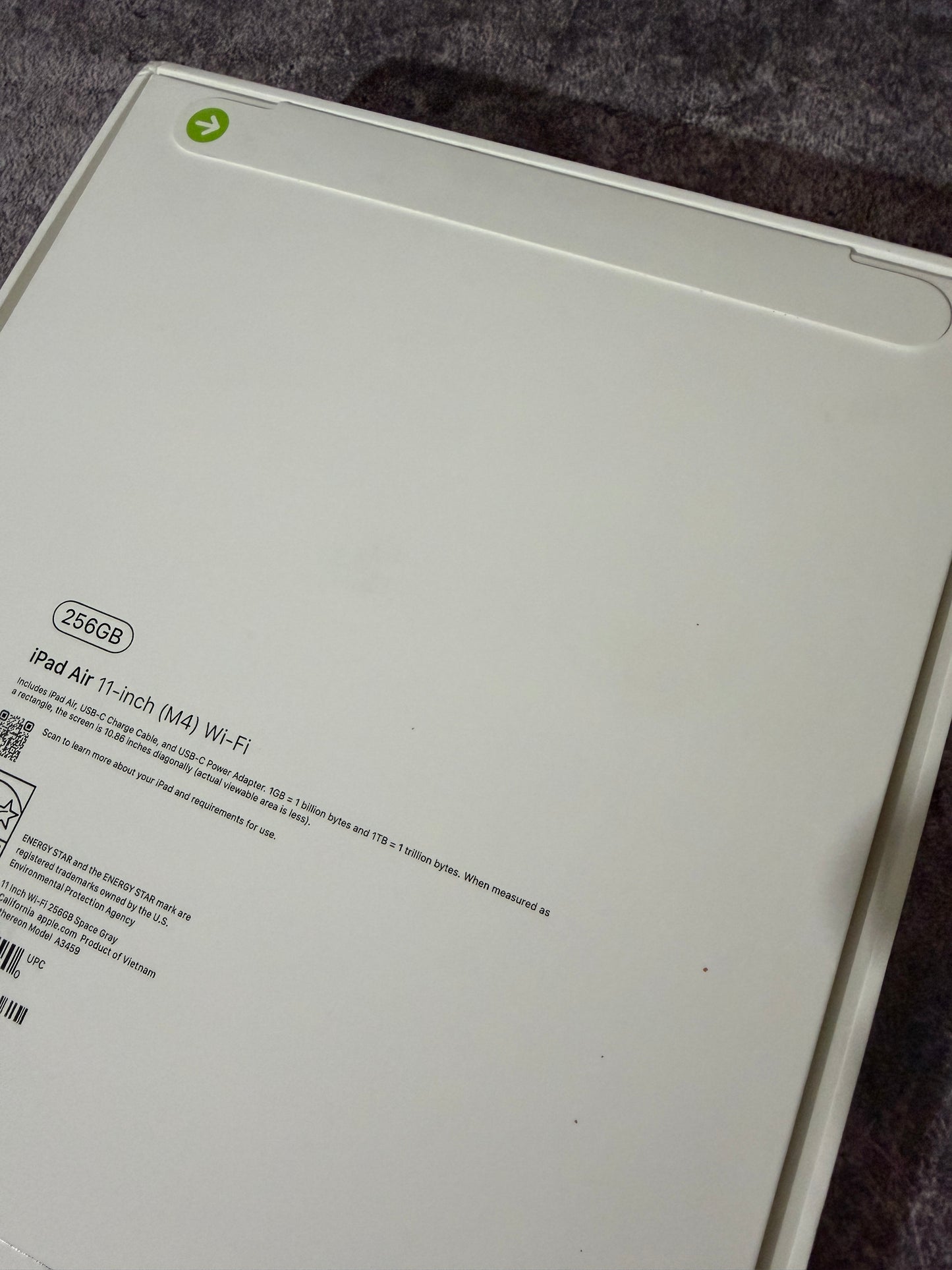 iPad Air M4 - 256GB, 11', Space Gray, NUEVA Y SELLADA!